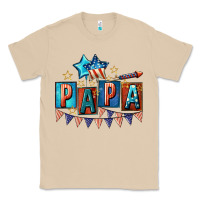 Mushroom American Papa 4th of july Classic Tee - CowGirlArtShop