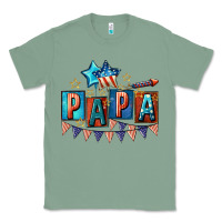 Sage American Papa 4th of july Classic Tee - CowGirlArtShop