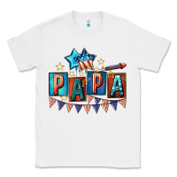 White American Papa 4th of july Classic Tee - CowGirlArtShop
