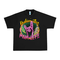 Black rockin' the mom life Urban Heavy Tee - Zillion Design Studio