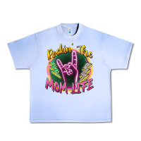 Grape Ice rockin' the mom life Urban Heavy Tee - Zillion Design Studio