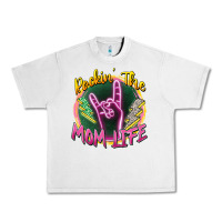 Lunar Rock rockin' the mom life Urban Heavy Tee - Zillion Design Studio