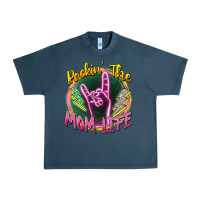Midnight Navy rockin' the mom life Urban Heavy Tee - Zillion Design Studio