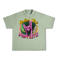 Oil Green rockin' the mom life Urban Heavy Tee - Zillion Design Studio