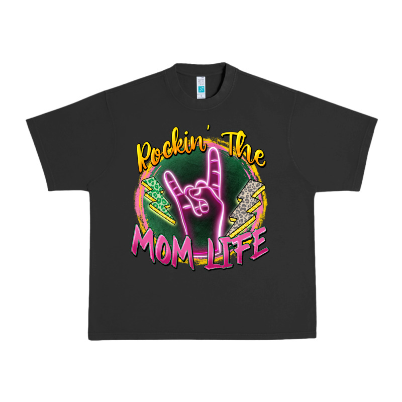 Rockin' The Mom Life Urban Heavy Tee by Zillion Design Studio | Teevron