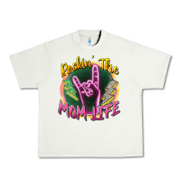 Pistachio rockin' the mom life Urban Heavy Tee - Zillion Design Studio