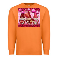 Carrot valentines gnomies with leopard Premium Sweatshirt - NancyCooperArtShop