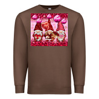 Chestnut valentines gnomies with leopard Premium Sweatshirt - NancyCooperArtShop