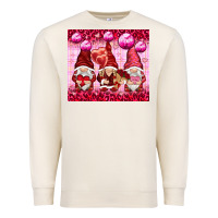 Sandshell valentines gnomies with leopard Premium Sweatshirt - NancyCooperArtShop