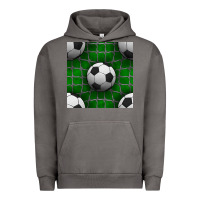 Pigment Tornado soccer ball with goal nets seamless pattern Urban Hoodie - BundleAndBundleShop