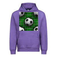 Tulip soccer ball with goal nets seamless pattern Urban Hoodie - BundleAndBundleShop