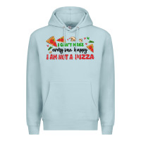 Blue Mist i cant make everyone happy i an not a pizza Premium Hoodie - MaliasSmallBusiness