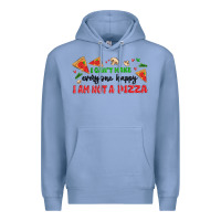 Colony Blue i cant make everyone happy i an not a pizza Premium Hoodie - MaliasSmallBusiness