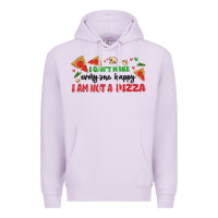 Lilac i cant make everyone happy i an not a pizza Premium Hoodie - MaliasSmallBusiness