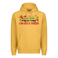 Mustard i cant make everyone happy i an not a pizza Premium Hoodie - MaliasSmallBusiness