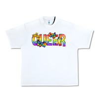 White queer pride lgbtq Urban Heavy Tee - texasbilliewilder