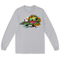 Moon Dust Virginia State Map Long Sleeve Tee - RanaPortraitStore