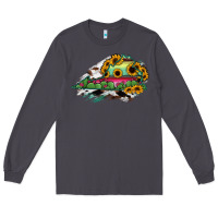 Smoke Virginia State Map Long Sleeve Tee - RanaPortraitStore