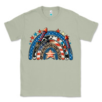 Matcha American rainbow 4th of july Classic Tee - CowGirlArtShop