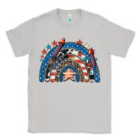 Moon Dust American rainbow 4th of july Classic Tee - CowGirlArtShop