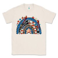 Natural American rainbow 4th of july Classic Tee - CowGirlArtShop