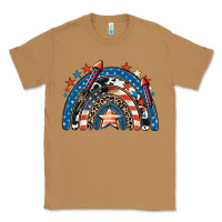Toasted Coconut American rainbow 4th of july Classic Tee - CowGirlArtShop