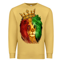 Antique Gold Juneteenth Lion King Premium Sweatshirt - LillyAllenDesigns