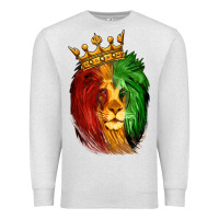 Oatmeal Heather Juneteenth Lion King Premium Sweatshirt - LillyAllenDesigns