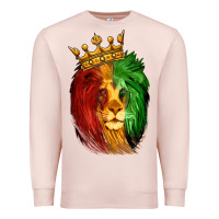 Pale Pink Juneteenth Lion King Premium Sweatshirt - LillyAllenDesigns