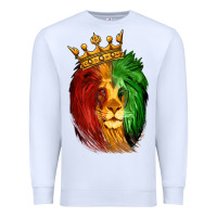 White Juneteenth Lion King Premium Sweatshirt - LillyAllenDesigns