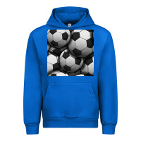 Cobalt soccer seamless pattern Urban Hoodie - BundleAndBundleShop