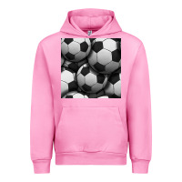 Fuchsia Pink soccer seamless pattern Urban Hoodie - BundleAndBundleShop