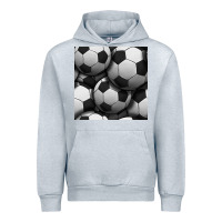 Heather Grey soccer seamless pattern Urban Hoodie - BundleAndBundleShop