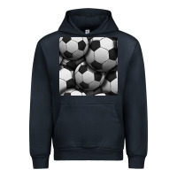 Navy soccer seamless pattern Urban Hoodie - BundleAndBundleShop