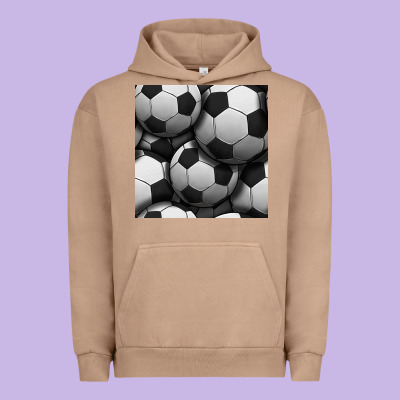 Soccer Seamless Pattern Urban Hoodie Designed By Bundleandbundleshop