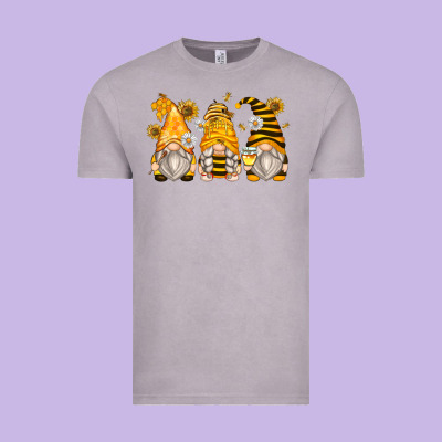 Bumble Bee Gnomes Vintage Tee Designed By Zillion Design Studio