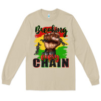 Mushroom Breaking every chain juneteenth Long Sleeve Tee - Zillion Design Studio