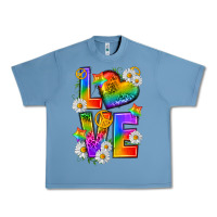 Pebble Blue pride love Urban Heavy Tee - texasbilliewilder