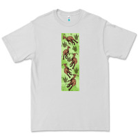 Dove Grey dinosaur parasaurolophus pen wrap Premium Tee - Artiststas