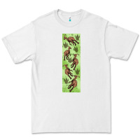 White dinosaur parasaurolophus pen wrap Premium Tee - Artiststas