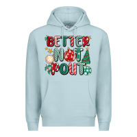 Blue Mist better not pout Premium Hoodie - MaliasSmallBusiness
