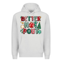 Dove Grey better not pout Premium Hoodie - MaliasSmallBusiness