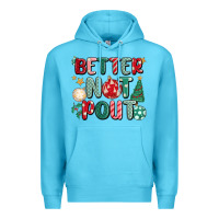 Ocean Blue better not pout Premium Hoodie - MaliasSmallBusiness