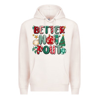 Pale Pink better not pout Premium Hoodie - MaliasSmallBusiness