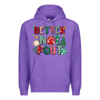 Purple better not pout Premium Hoodie - MaliasSmallBusiness