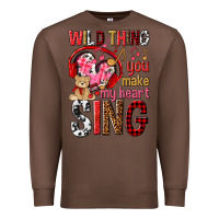 Chestnut wild thing you make my heart sing Premium Sweatshirt - NancyCooperArtShop