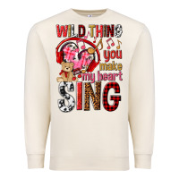 Sandshell wild thing you make my heart sing Premium Sweatshirt - NancyCooperArtShop