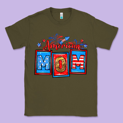 American Mom Classic Tee Designed By Neo Western