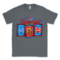 Charcoal Heather American mom Classic Tee - Neo Western