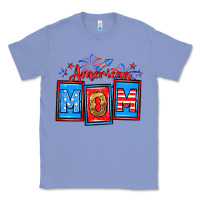 Colony Blue American mom Classic Tee - Neo Western